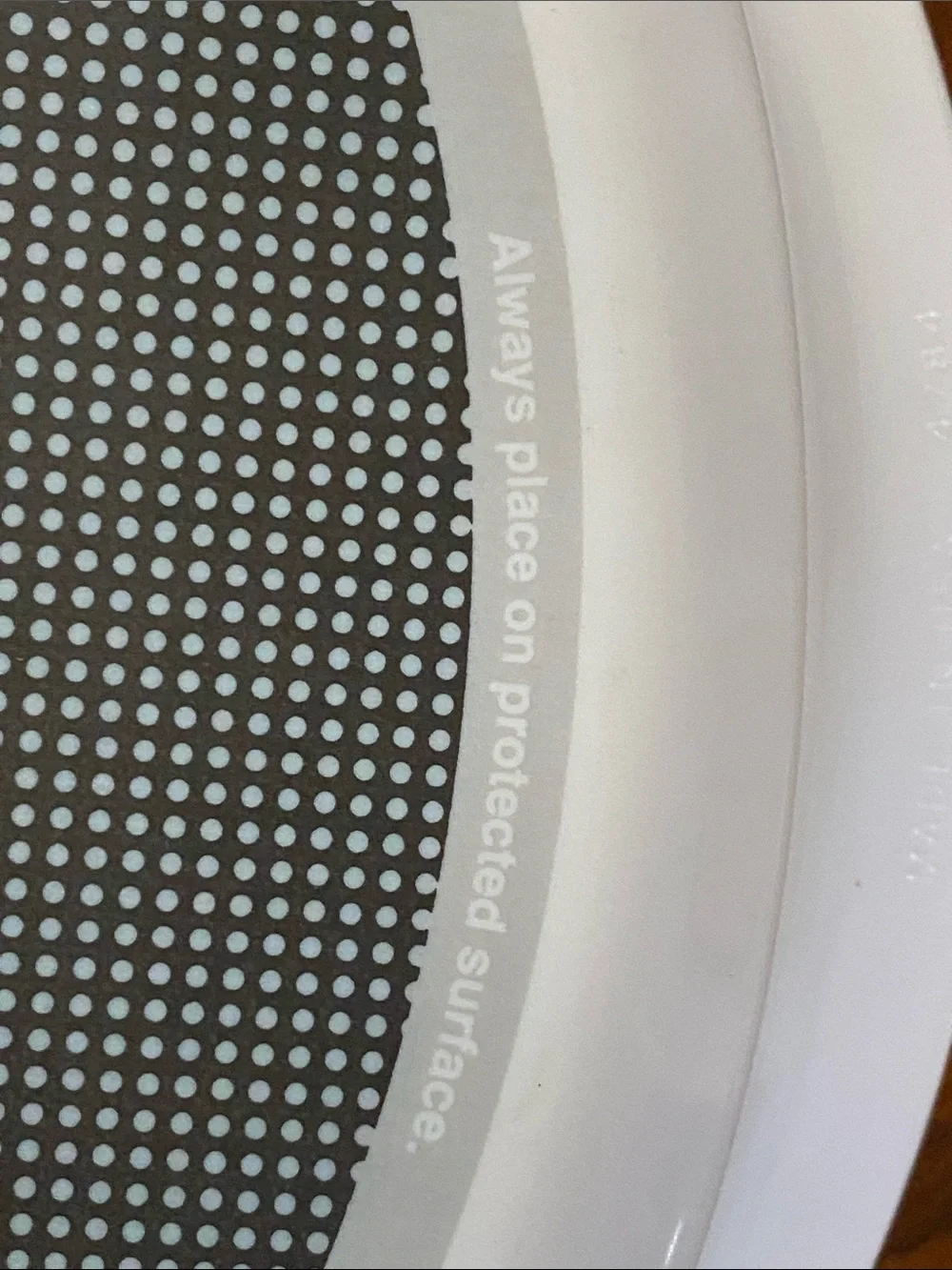 Corningware Microwave trivet serving plate with oval center